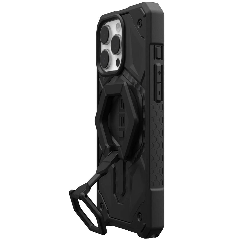 MagSafe-etui til Apple iPhone 16 Pro Max, Urban Armor Gear, Monarch Pro Carbon Bundle, Sort