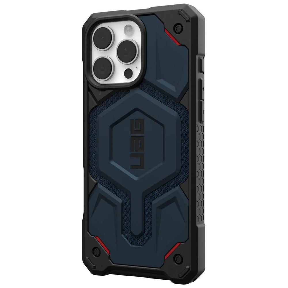 MagSafe-etui til Apple iPhone 16 Pro Max, Urban Armor Gear, Monarch Pro Kevlar, Marineblå