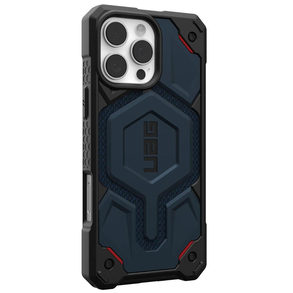 MagSafe-etui til Apple iPhone 16 Pro Max, Urban Armor Gear, Monarch Pro Kevlar, Marineblå