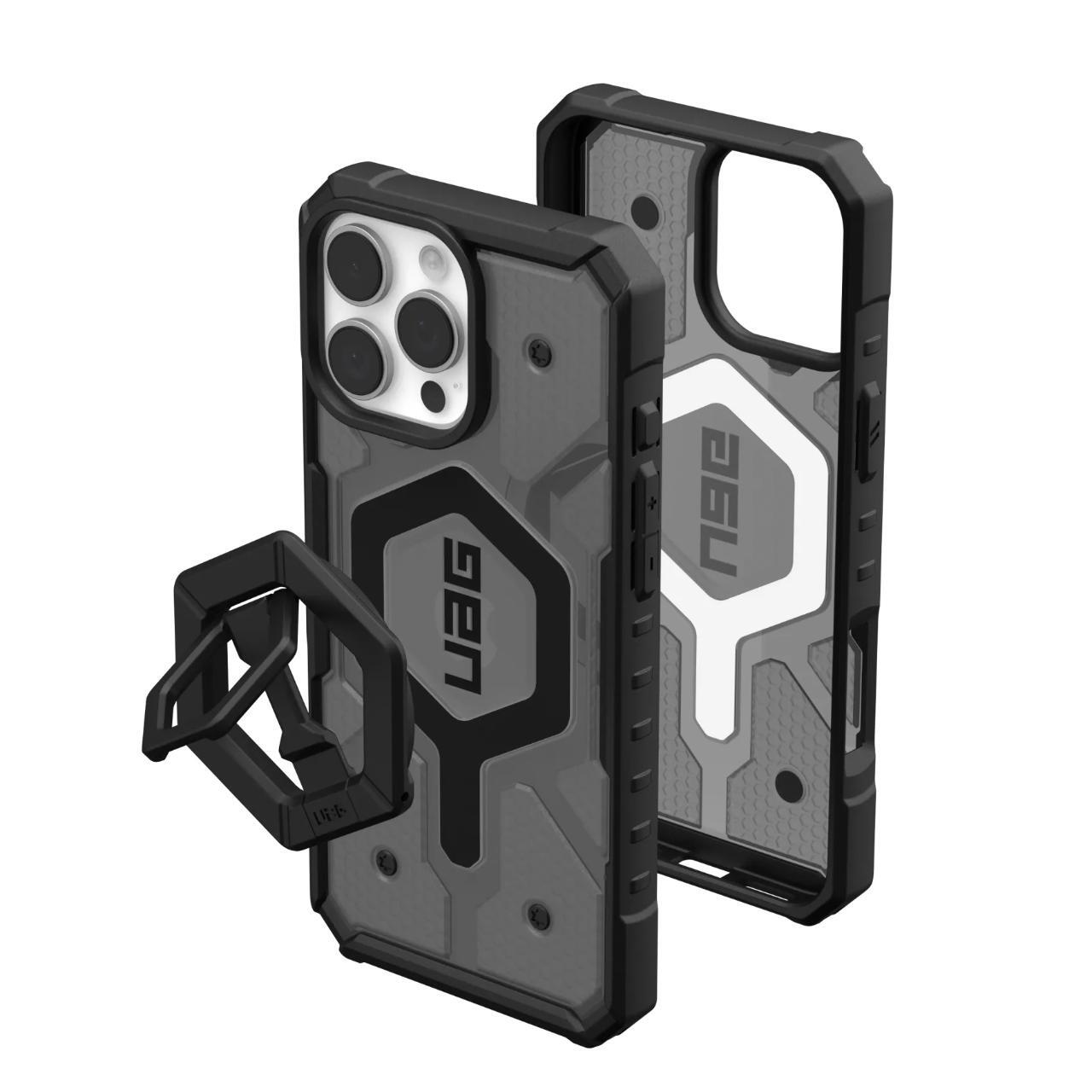 MagSafe-etui til Apple iPhone 16 Pro Max, Urban Armor Gear, Pathfinder Clear Bundle, Grå