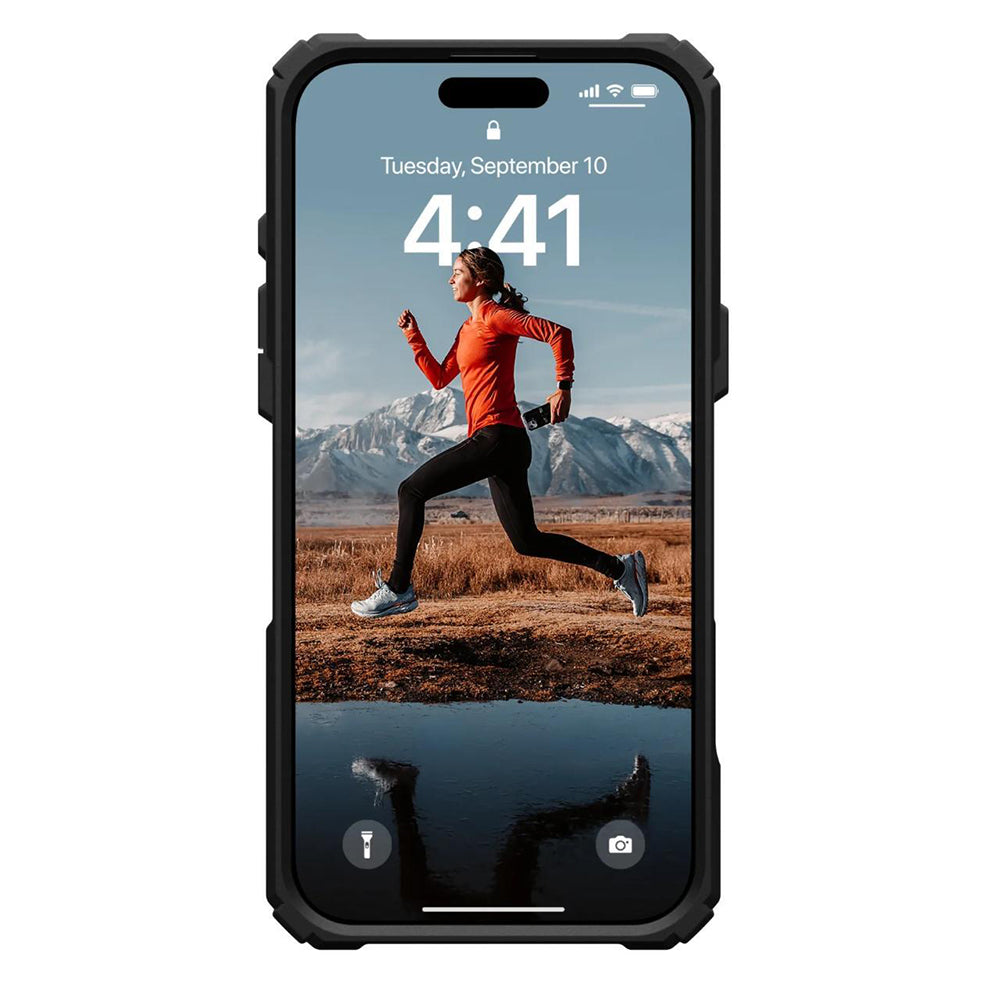 MagSafe-etui til Apple iPhone 16 Pro Max, Urban Armor Gear, Plasma XTE, Sort Transparent