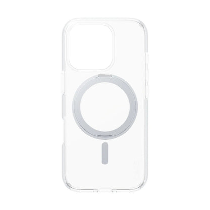 MagSafe cover til Apple iPhone 16 Pro, PanzerGlass, Care Feature Kickstand, Sølv Transparent