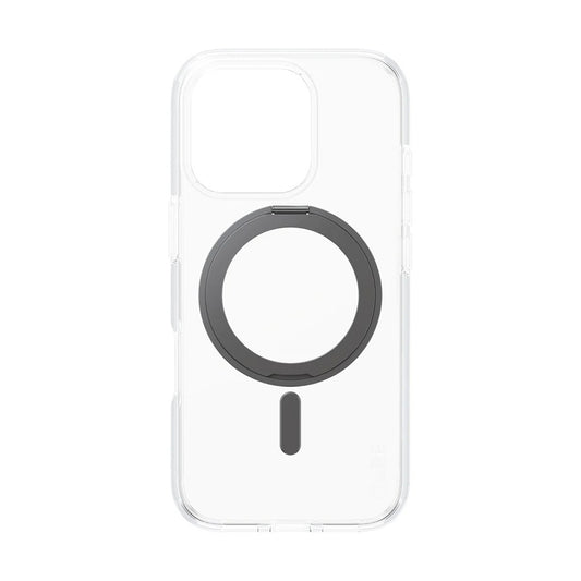 MagSafe cover til Apple iPhone 16 Pro, PanzerGlass, Care Feature Kickstand, Sort Transparent