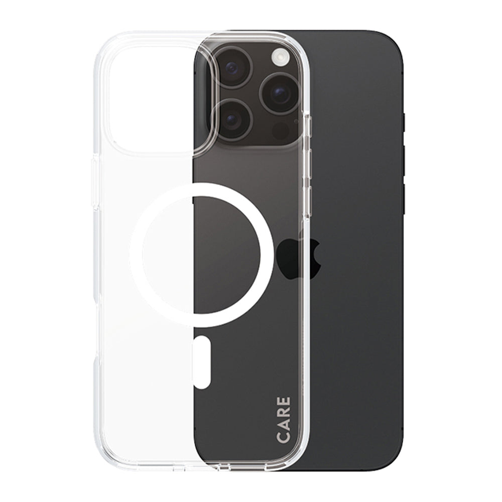 MagSafe cover til Apple iPhone 16 Pro, PanzerGlass, Care Urban Combat, Hvid Transparent