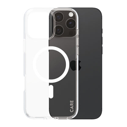 MagSafe cover til Apple iPhone 16 Pro, PanzerGlass, Care Urban Combat, Hvid Transparent