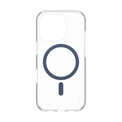 MagSafe cover til Apple iPhone 16 Pro, PanzerGlass, Care Urban Combat, Transparent Blå