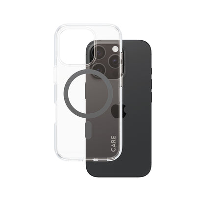 MagSafe cover til Apple iPhone 16 Pro, PanzerGlass, Care Urban Combat, Sort Transparent