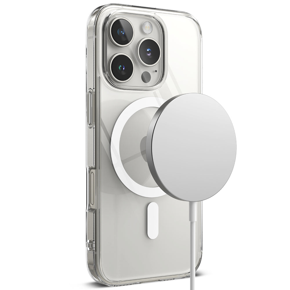 MagSafe-etui til Apple iPhone 16 Pro, Ringke, Fusion, Transparent