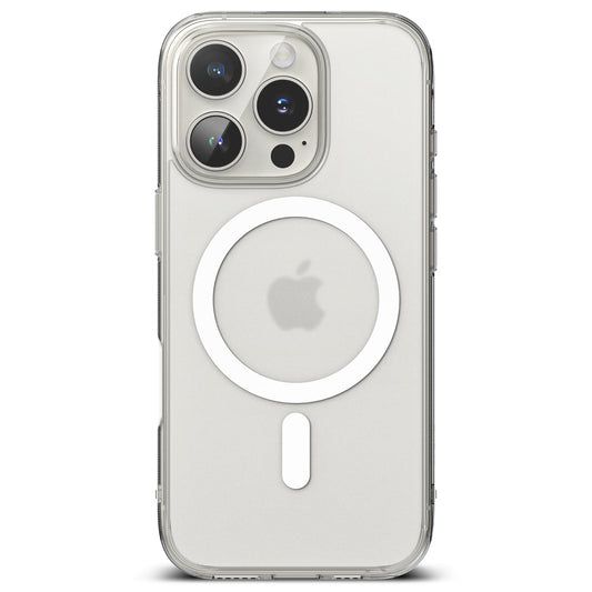 MagSafe-etui til Apple iPhone 16 Pro, Ringke, Fusion, Mat Gennemsigtig