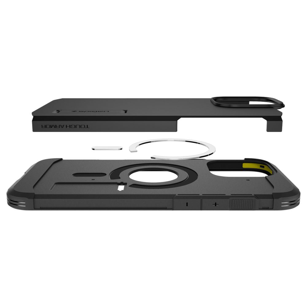 MagSafe-etui til Apple iPhone 16 Pro, Spigen, Tough Armor, Sort ACS08146