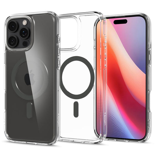 MagSafe cover til Apple iPhone 16 Pro, Spigen, Ultra Hybrid, Sort