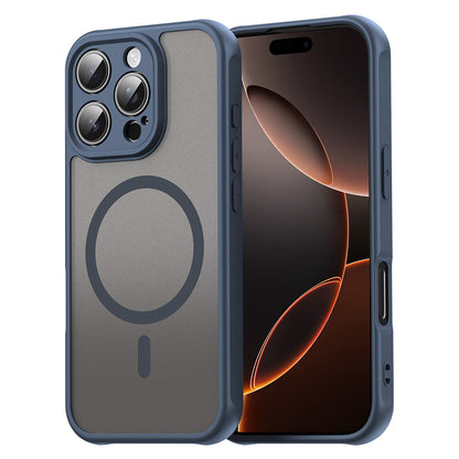 MagSafe-etui til Apple iPhone 16 Pro, Techsuit, HaloFrost II, Marineblå