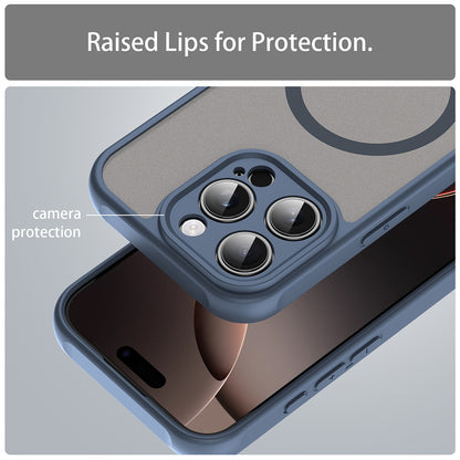 MagSafe-etui til Apple iPhone 16 Pro, Techsuit, HaloFrost II, Marineblå