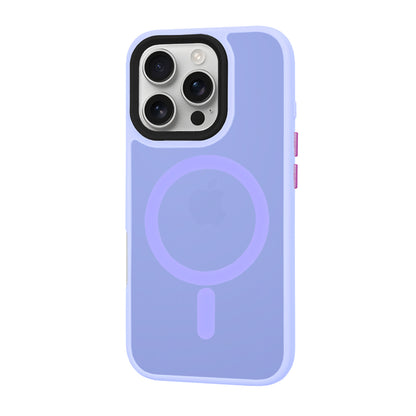 MagSafe-etui til Apple iPhone 16 Pro, Techsuit, HaloFrost, Lys lilla