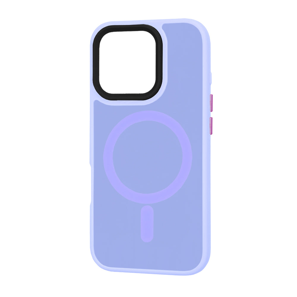 MagSafe-etui til Apple iPhone 16 Pro, Techsuit, HaloFrost, Lys lilla