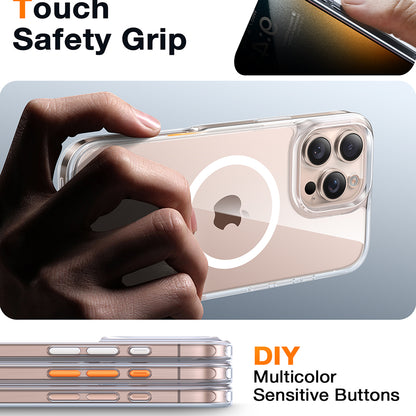 MagSafe cover til Apple iPhone 16 Pro, Torras, Diamond, Transparent