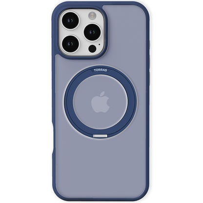 MagSafe cover til Apple iPhone 16 Pro, Torras, Ostand Pro, Marineblå