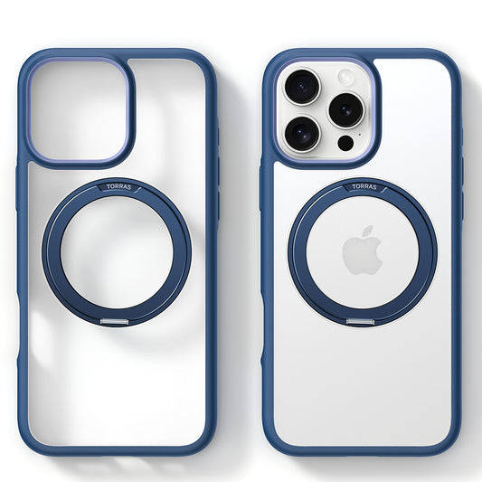 MagSafe cover til Apple iPhone 16 Pro, Torras, Ostand R Fusion, Marineblå