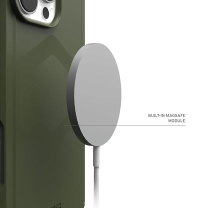 MagSafe-etui til Apple iPhone 16 Pro, Urban Armor Gear, Essential Armor, Grøn