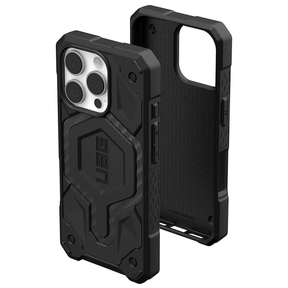 MagSafe-etui til Apple iPhone 16 Pro, Urban Armor Gear, Monarch Pro Carbon, Sort