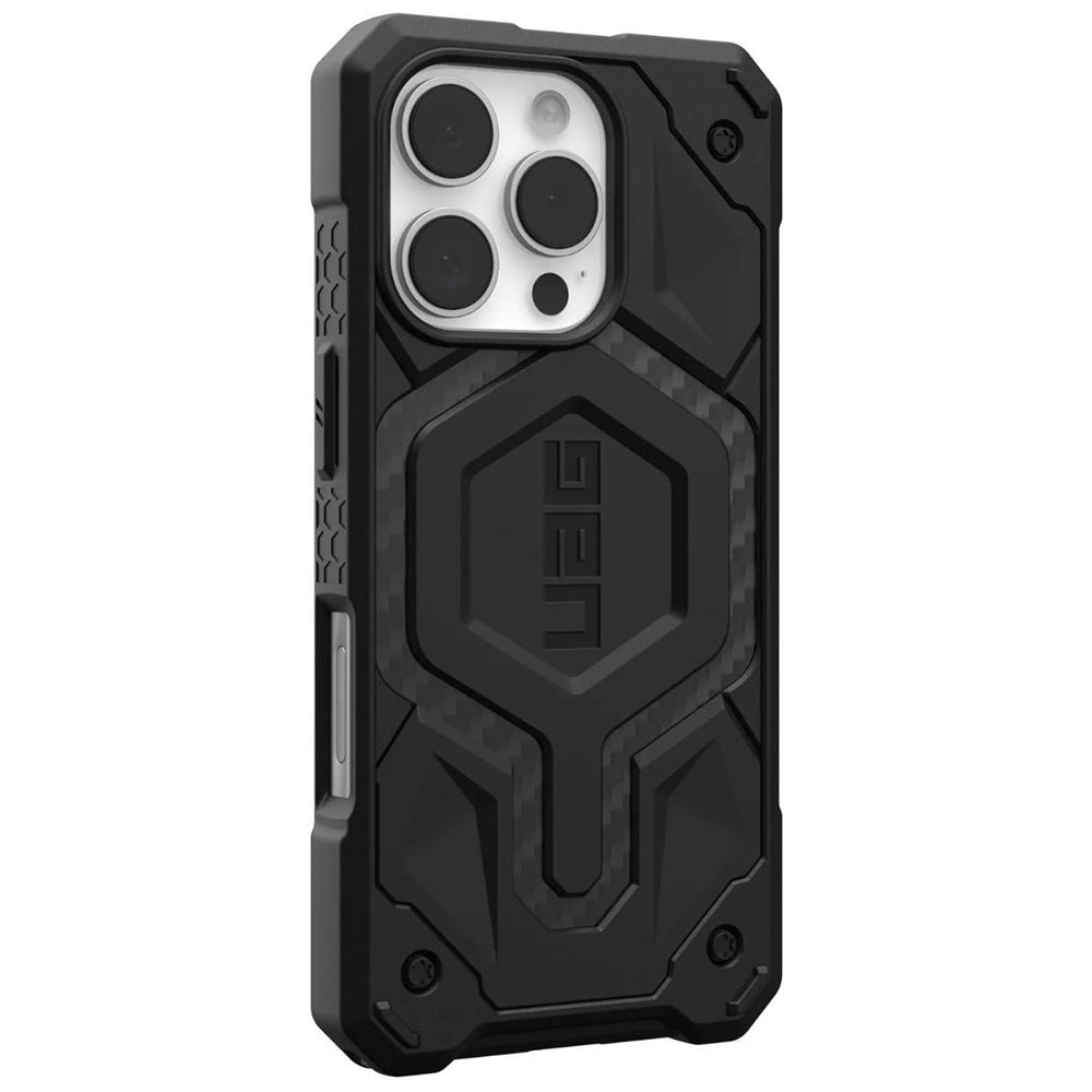 MagSafe-etui til Apple iPhone 16 Pro, Urban Armor Gear, Monarch Pro Carbon, Sort