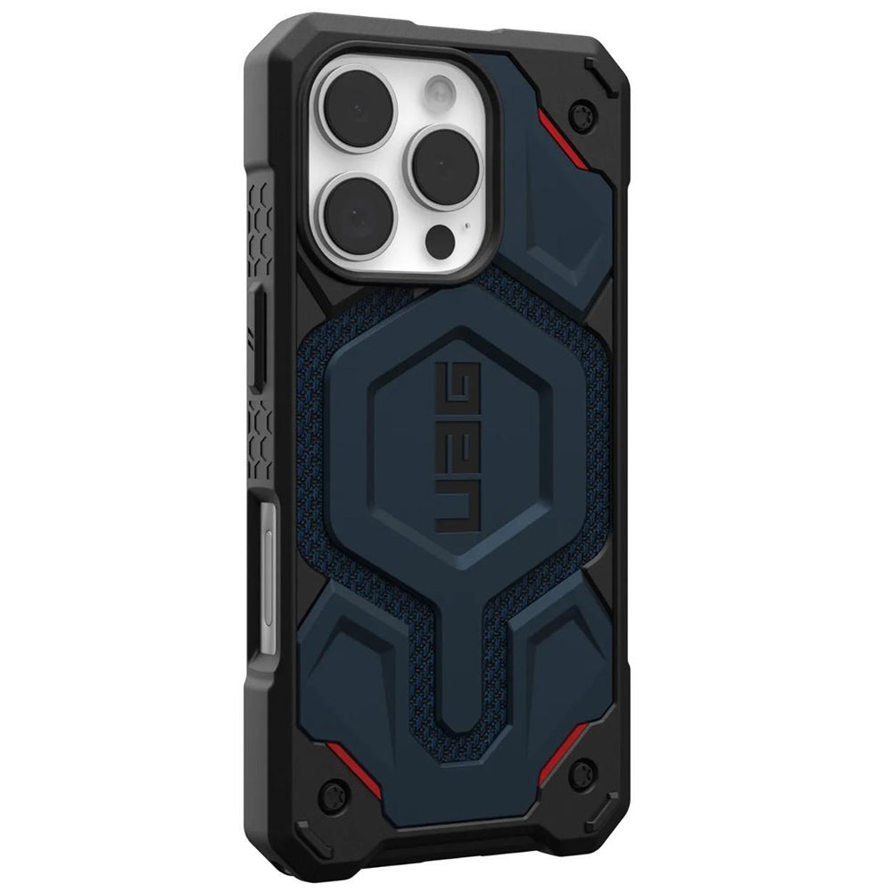 MagSafe-etui til Apple iPhone 16 Pro, Urban Armor Gear, Monarch Pro Kevlar, Marineblå
