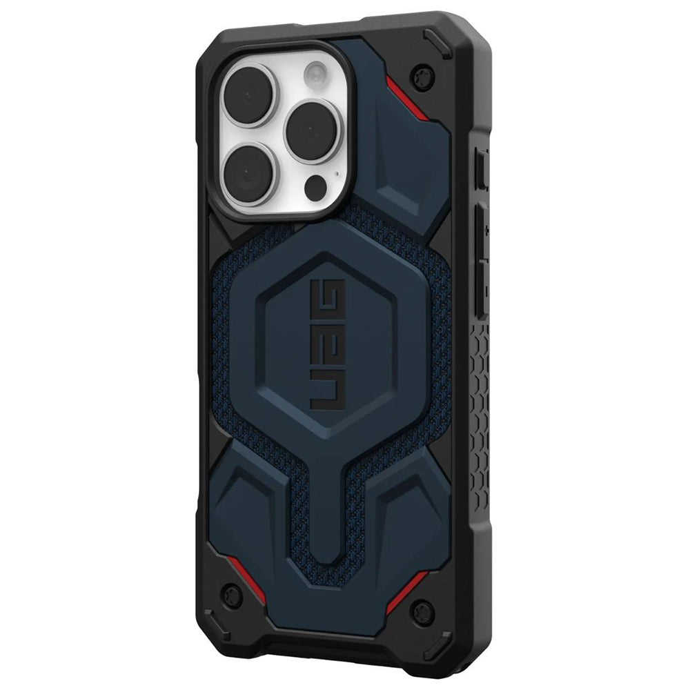 MagSafe-etui til Apple iPhone 16 Pro, Urban Armor Gear, Monarch Pro Kevlar, Marineblå