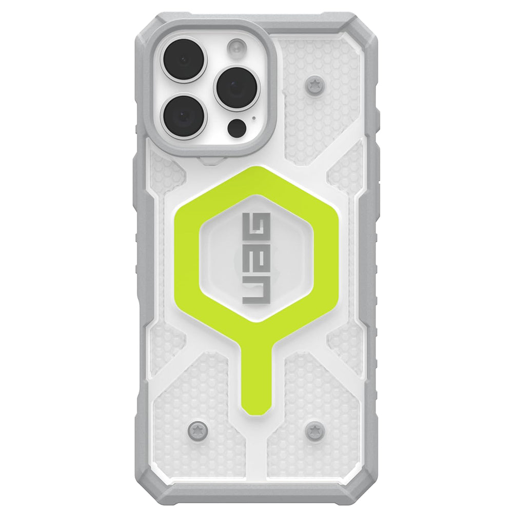 MagSafe-etui til Apple iPhone 16 Pro, Urban Armor Gear, Pathfinder Clear, Grøn