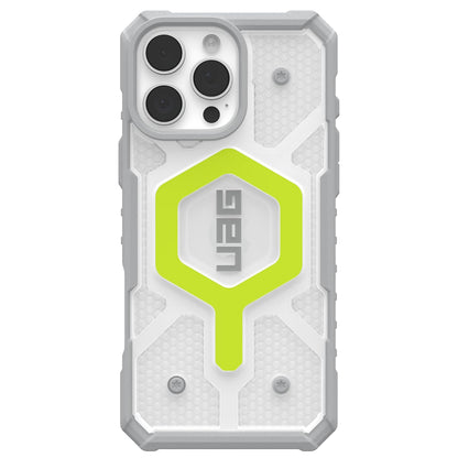 MagSafe-etui til Apple iPhone 16 Pro, Urban Armor Gear, Pathfinder Clear med snor, Grøn