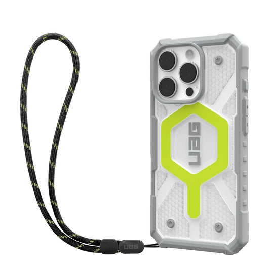 MagSafe-etui til Apple iPhone 16 Pro, Urban Armor Gear, Pathfinder Clear med snor, Grøn