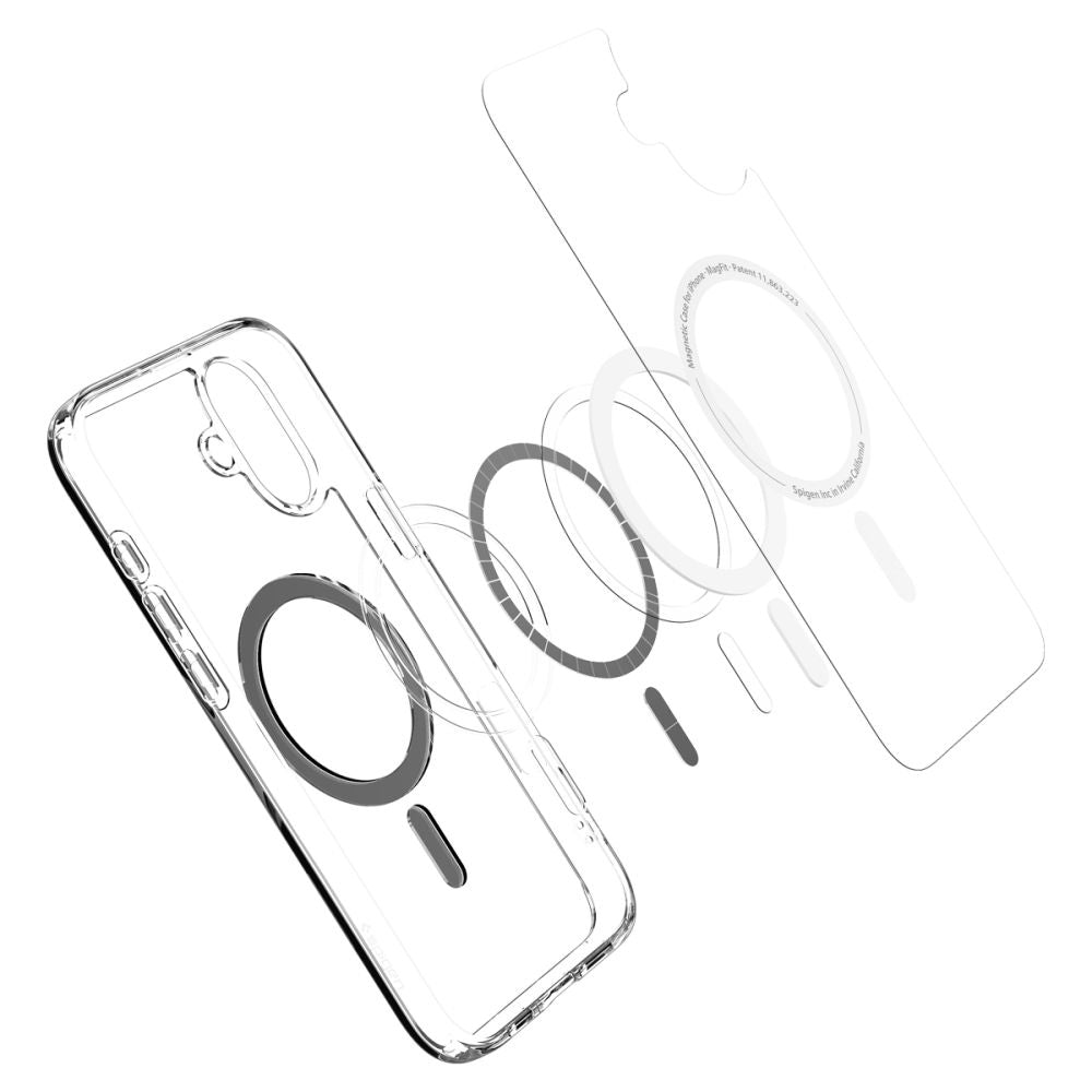 MagSafe cover til Apple iPhone 16, Spigen, Ultra Hybrid, Sort ACS08206