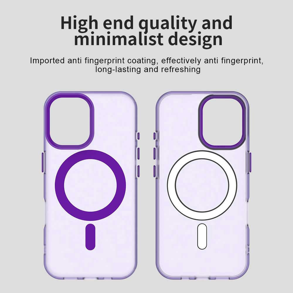 MagSafe-etui til Apple iPhone 16, Techsuit, CandyCase, Lilla