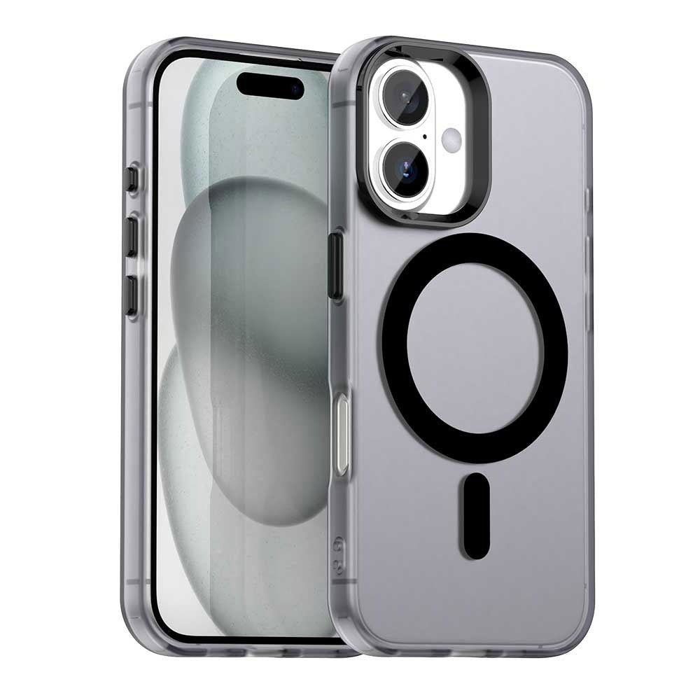 MagSafe-etui til Apple iPhone 16, Techsuit, CandyCase, Sort