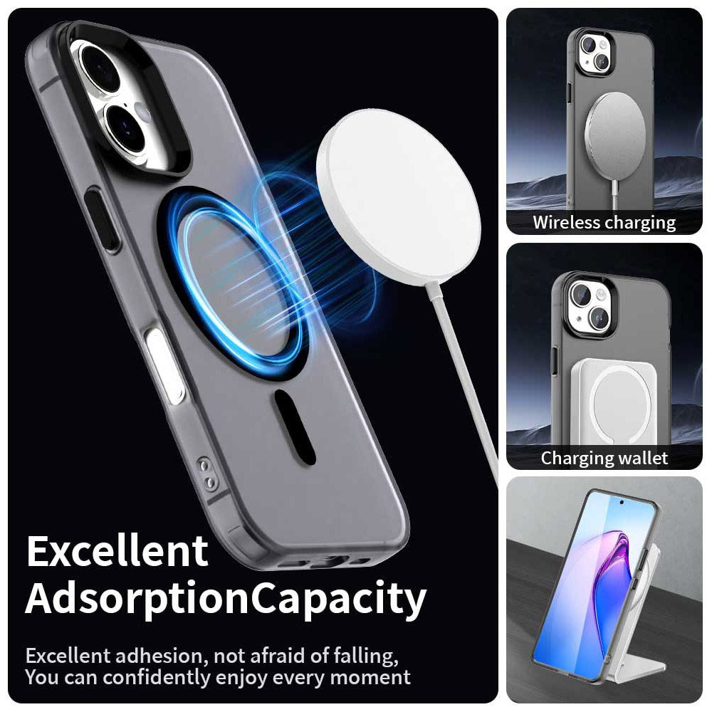 MagSafe-etui til Apple iPhone 16, Techsuit, CandyCase, Sort