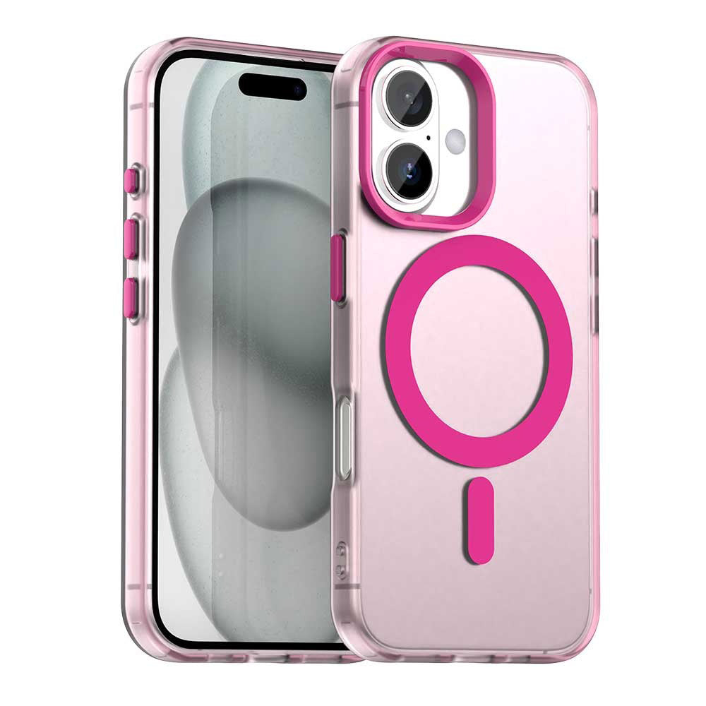 MagSafe-etui til Apple iPhone 16, Techsuit, CandyCase, Lyserød