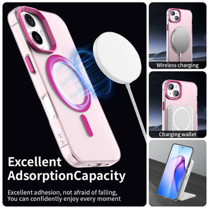 MagSafe-etui til Apple iPhone 16, Techsuit, CandyCase, Lyserød