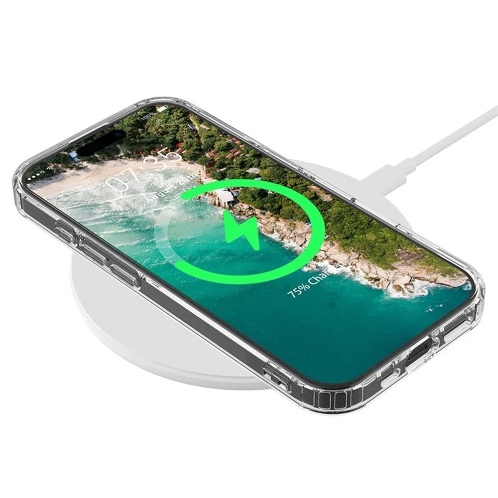 MagSafe-etui til Apple iPhone 16, Techsuit, Pro, Transparent