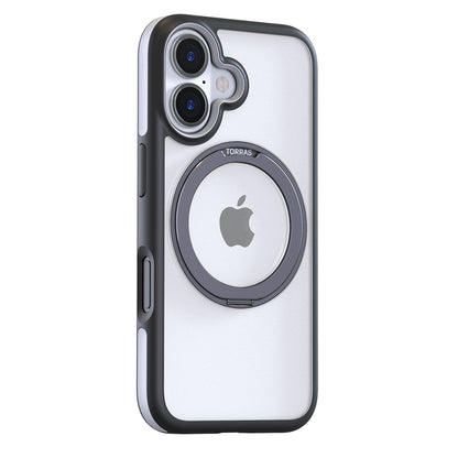 MagSafe cover til Apple iPhone 16, Torras, Ostand R Fusion, Sort