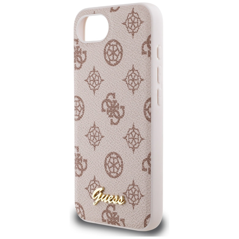 MagSafe cover til Apple iPhone 16e, Guess, Peony Script, Brun