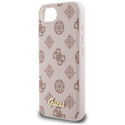 MagSafe cover til Apple iPhone 16e, Guess, Peony Script, Brun