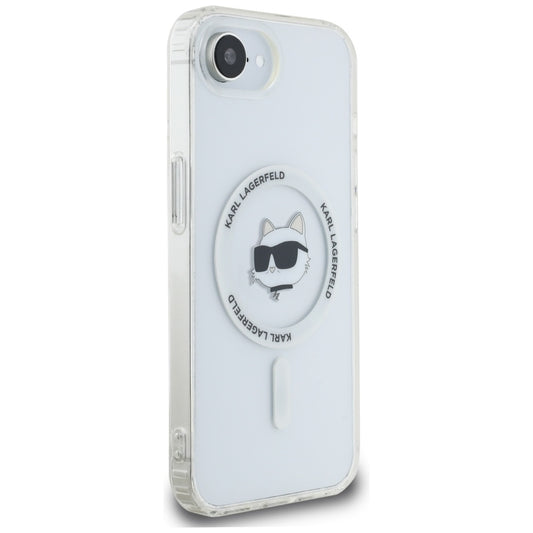 MagSafe cover til Apple iPhone 16e, Karl Lagerfeld, IML Choupette's Head, Hvid