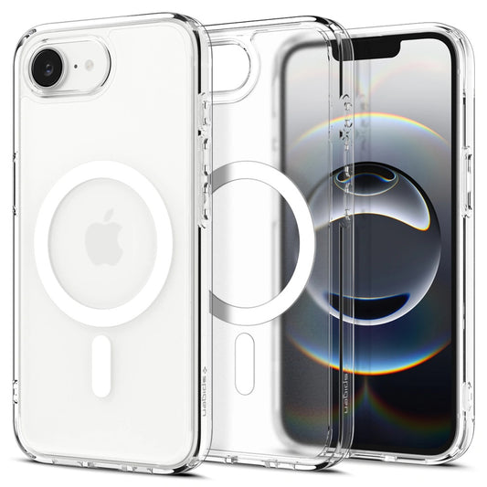 MagSafe cover til Apple iPhone 17e / 16e, Spigen, Ultra Hybrid, Satineret Hvid