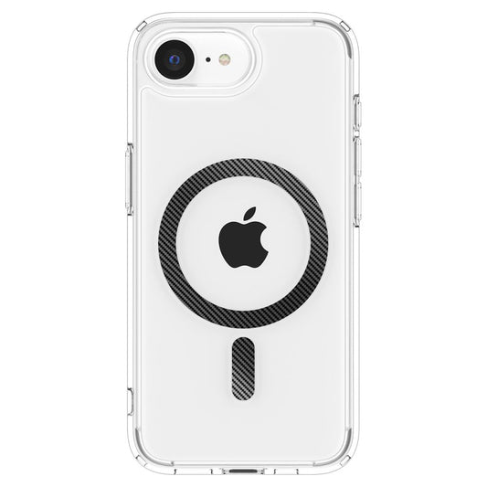 MagSafe-etui til Apple iPhone 17e / 16e, Spigen, Ultra Hybrid Carbon, Transparent