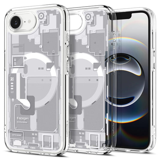 MagSafe cover til Apple iPhone 17e / 16e, Spigen, Ultra Hybrid Zero One, Hvid