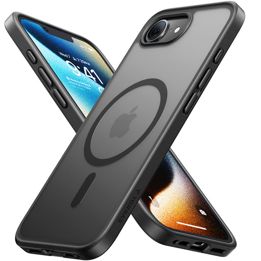 MagSafe cover til Apple iPhone 17e / 16e, Torras, Guardian, Sort