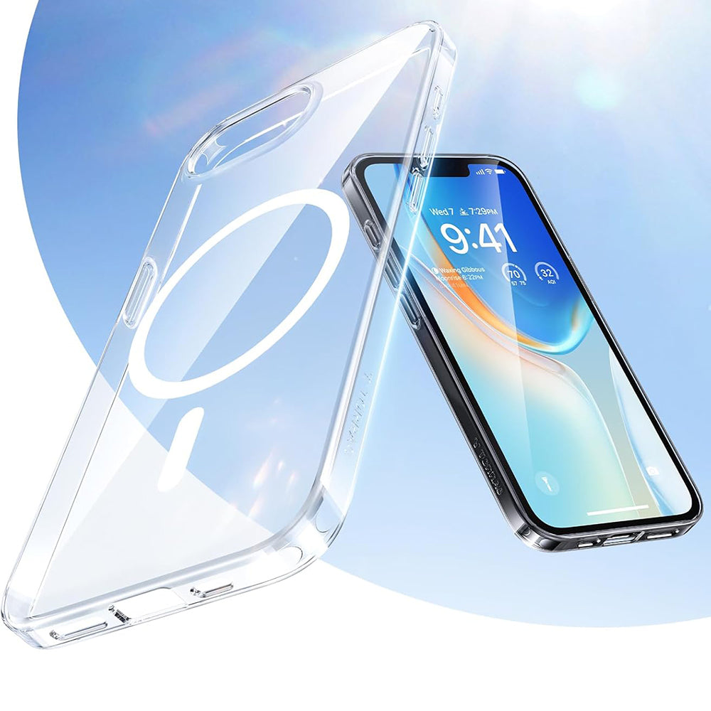 MagSafe cover til Apple iPhone 17e / 16e, Torras, OriginFit, Gennemsigtig