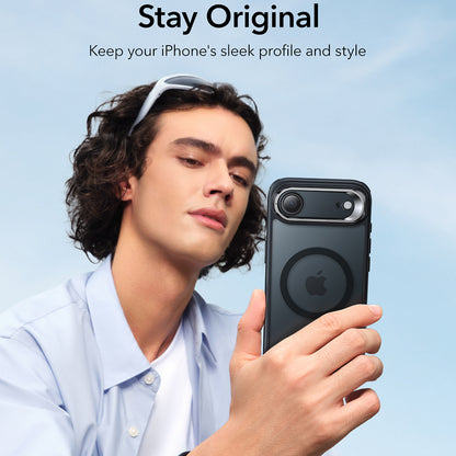 MagSafe cover til Apple iPhone 17 Air, ESR, Classic Hybrid Kickstand, Satin Sort