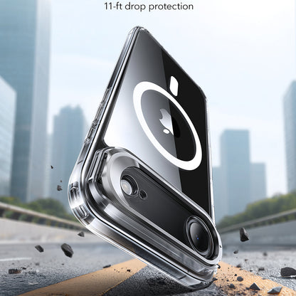 MagSafe cover til Apple iPhone 17 Air, ESR, Classic Hybrid Kickstand, Gennemsigtig