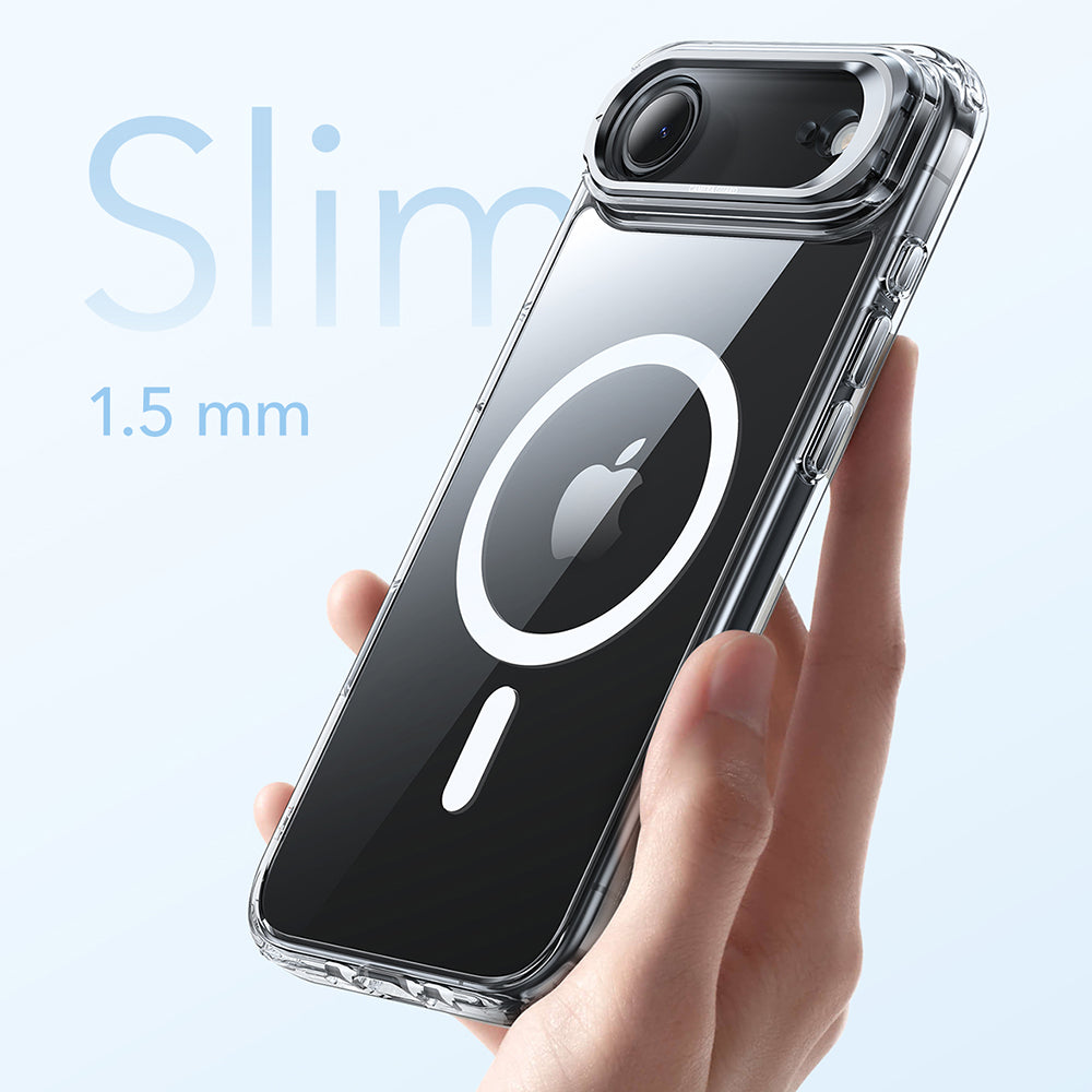 MagSafe cover til Apple iPhone 17 Air, ESR, Classic Hybrid Kickstand, Gennemsigtig