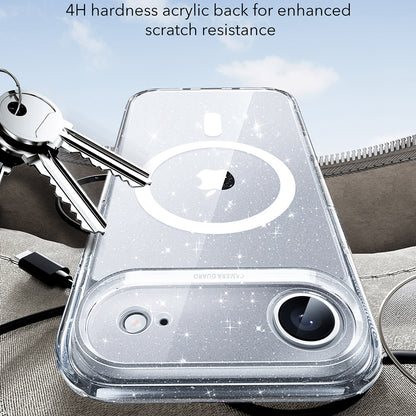 MagSafe cover til Apple iPhone 17 Air, ESR, Classic Hybrid Shimmer, Gennemsigtig